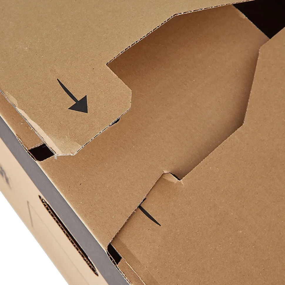 Pack and Move - Lot 30 cartons déménagement automatique - 60 x 50 x 40 cm - Poignées renforcées