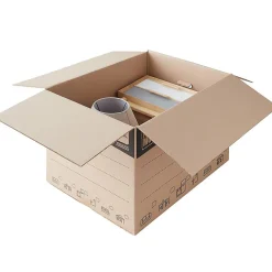 Pack and Move - Lot 30 cartons déménagement XXL - 80 x 60 x 50 cm - Poignées renforcées - 3 adhésifs offerts