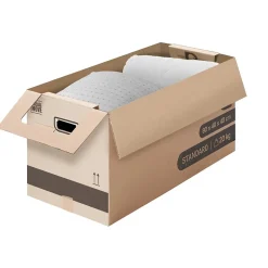 Pack and Move - Lot 60 cartons déménagement XL - 80 x 40 x 40 cm - Poignées renforcées - 3 adhésifs offerts
