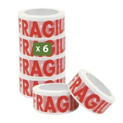 Pack and Move - Lot 6 Rouleaux Ruban Adhésif Transparent