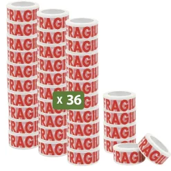Pack and Move - Lot 36 Rouleaux Ruban Adhésif Transparent