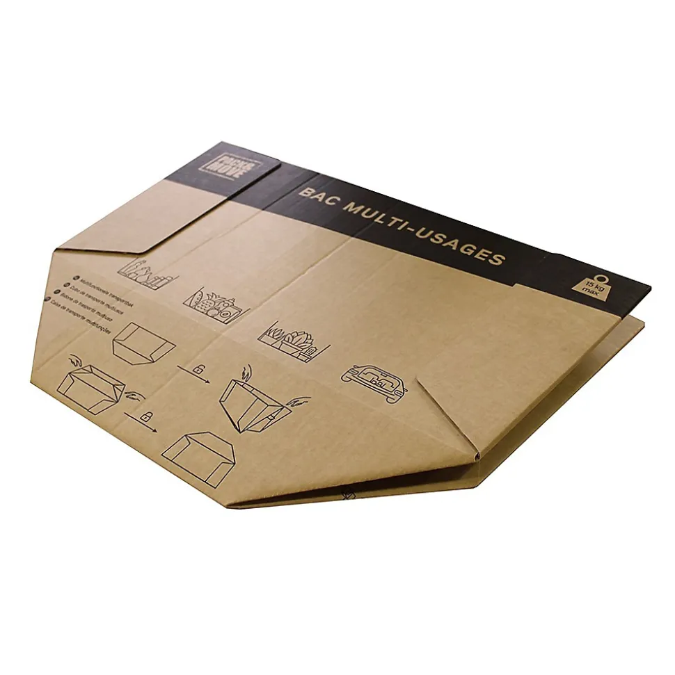 Pack and Move - Lot de 30 caisses en carton - 53 x 30 x 26 cm - Transport, déménagement, stockage
