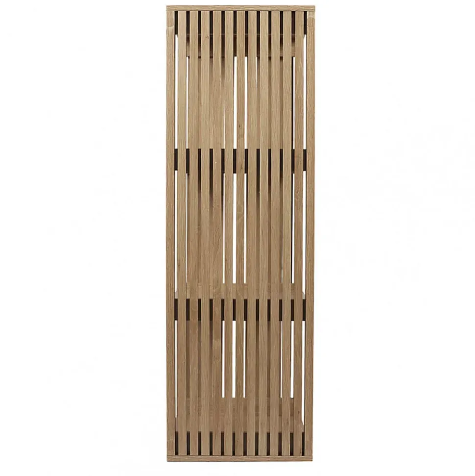 PAJAN - Rangement 3 Cases Effet Bois avec Tasseaux