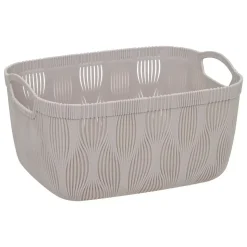 Panier à linge Leaf 6,5L beige - Beige- 5five