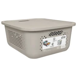 Panier Aera 13,9L avec couvercle - Blanc- 5five
