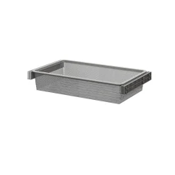 Panier coulissant filaire en acier gris GoodHome Atomia L. 71,4 x P. 40 cm