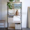 Panier de rangement carré beige Mixxit Box & Beyond