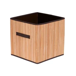 Panier de rangement cube Hanoi bambou