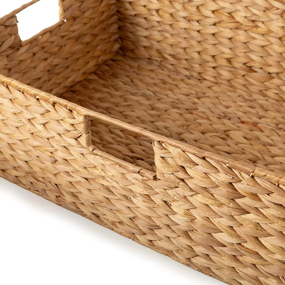 Panier de rangement en jacinthe d'eau taille S Compactor