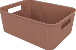 Panier de rangement en plastique mocha Vibes 10L
