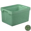Panier de rangement en Plastique Recyclé L - Vert