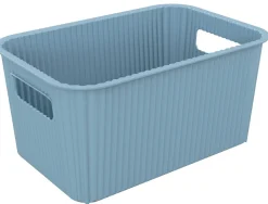 Panier de rangement en plastique bleu Vibes 4L
