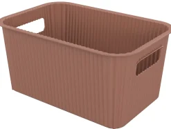 Panier de rangement en plastique mocha Vibes 4L