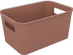 Panier de rangement en plastique mocha Vibes 4L