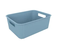 Panier de rangement en plastique bleu Vibes 10L