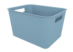 Panier de rangement en plastique bleu Vibes 14L