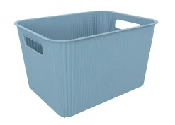 Panier de rangement en plastique bleu Vibes 14L