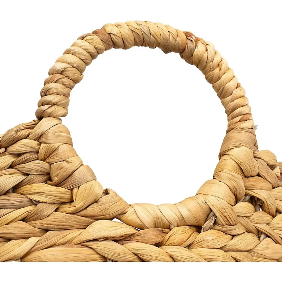 Panier de rangement jacinthe d'eau naturelle 26 x 34,5 x 30 cm