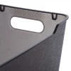 Panier de rangement élégant transparent 12 litres - Gris