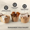 Panier de rangement taille L Belize Compactor L. 45 cm fibres naturelles