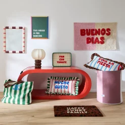 Panier de rangement Taxi Brousse - multicolore avec poignées