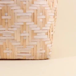 Panier en bambou avec couvercle 48cm