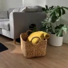 Panier en Jacinthe d'eau avec poignées - L46xP27xH27