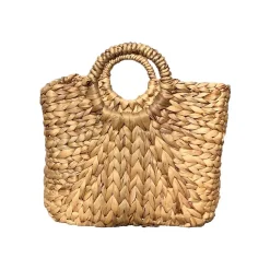 Panier en Jacinthe d'eau avec poignées - L46xP27xH27
