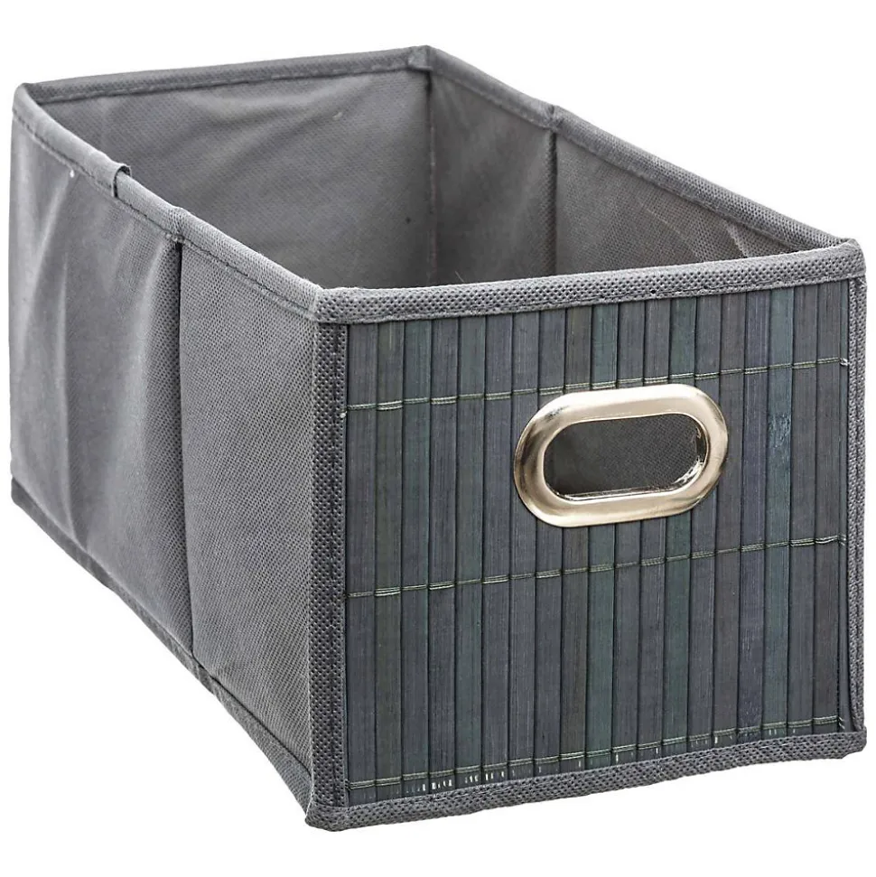 Panier latte bambou 15x31cm Gris Mix N' Modul - 5Five