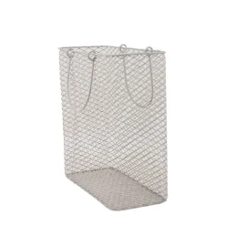 Panier porte magazine en métal