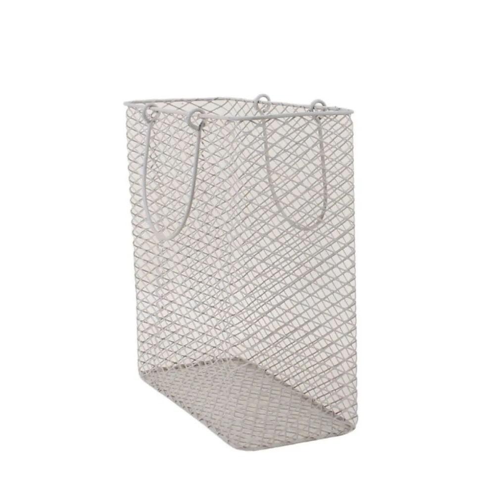 Panier porte magazine en métal
