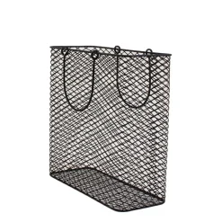 Panier porte magazine en métal