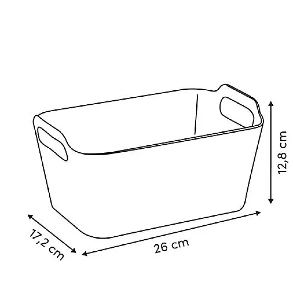 Panier rangement Arche 4,5L café - Cafe- 5five