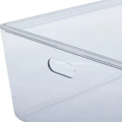 Panier rangement transparent avec couvercle Five Simply Smart Cleary 11L