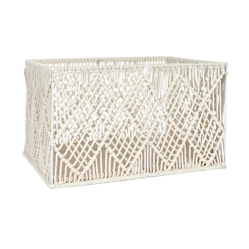 Panier rectangulaire gigogne Boho (Lot de 3)