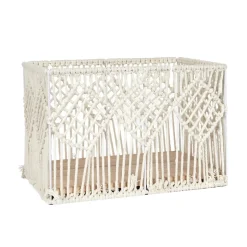 Panier rectangulaire gigogne Boho (Lot de 3)