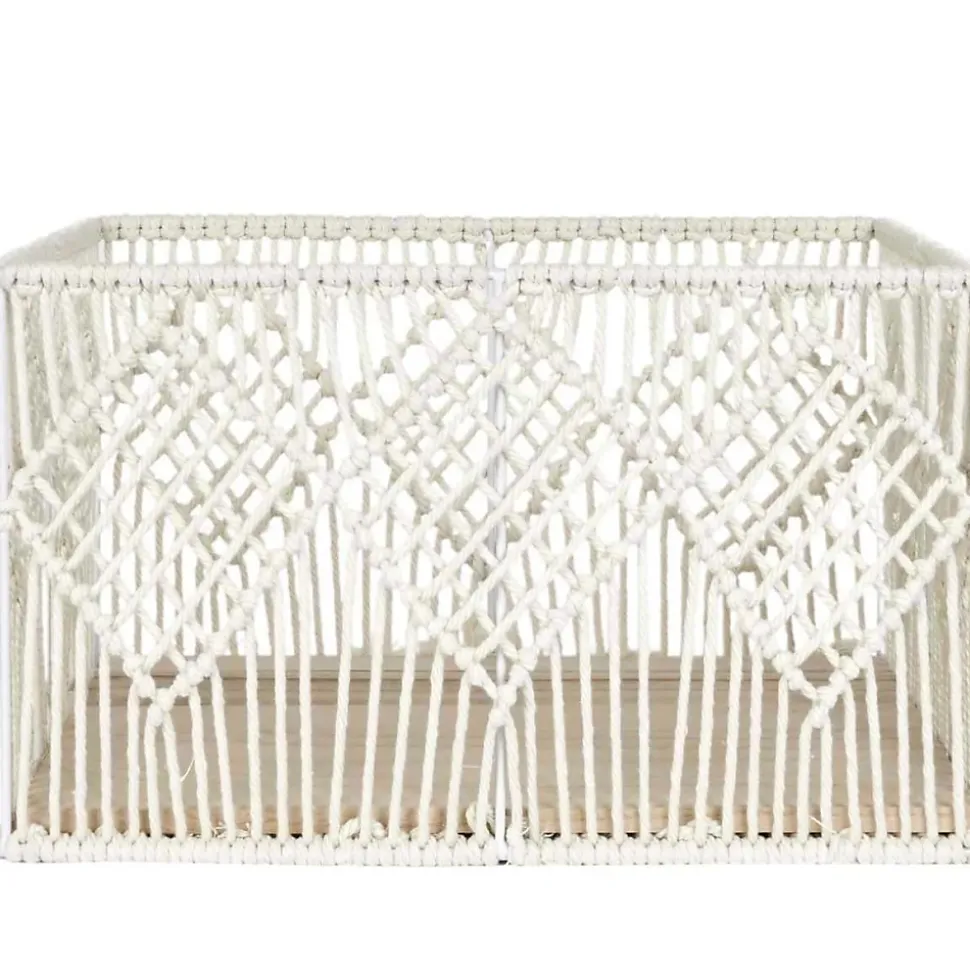Panier rectangulaire gigogne Boho (Lot de 3)