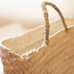 Panier suspendu osier (30 cm - Naturel)