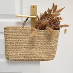 Panier suspendu osier (30 cm - Naturel)
