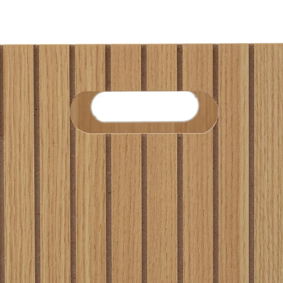 Panier Tasso 31x31cm bois - Beige- 5five