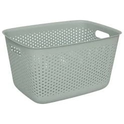 Panier Tila 17L sauge en plastique - Vert- 5five