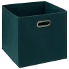 Panier tissu 31x31 cm Bleu pétrole Mix N' Modul - 5Five