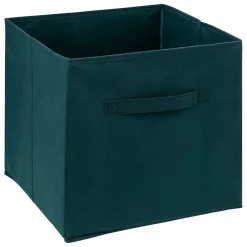Panier tissu 31x31 cm Bleu pétrole Mix N' Modul - 5Five