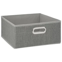Panier tissu 31x15 cm Gris clair chiné Mix N' Modul - 5Five