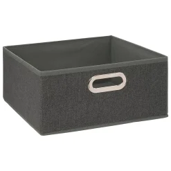 Panier tissu 31x15 cm Gris foncé chiné Mix N' Modul - 5Five