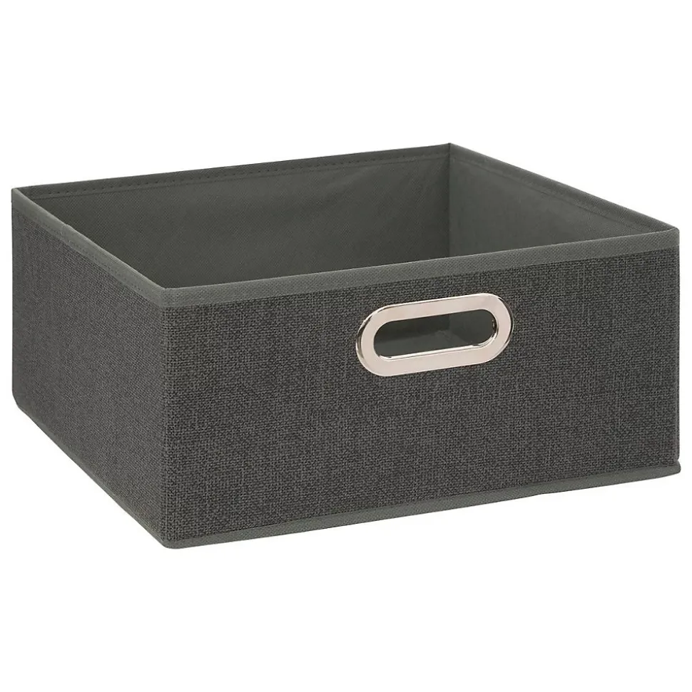 Panier tissu 31x15 cm Gris foncé chiné Mix N' Modul - 5Five