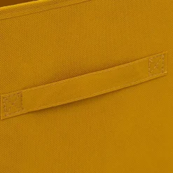 Panier tissu 31x31 cm Jaune moutarde Mix N' Modul - 5Five