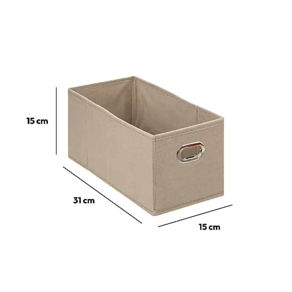 Panier tissu 15x31 cm Lin Mix N' Modul - 5Five