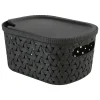 Panier Tressy en plastique noir 2,3L - Noir- 5five