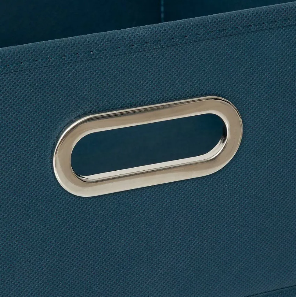 Panier velours 31x15 cm Bleu pétrole Mix N' Modul - 5Five